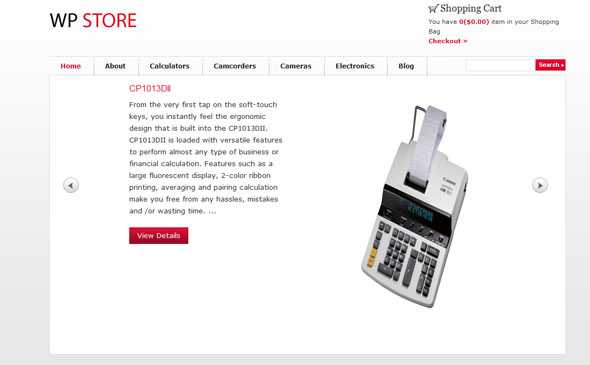 WP Store - Templatic Premium Wordpress Theme