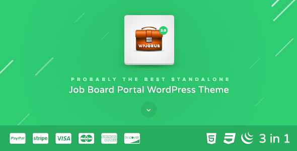 WPJobus v2.0.9 - Job Board and Resumes WordPress Theme