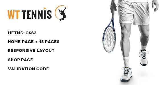WT Tennis - HTML Sports Template
