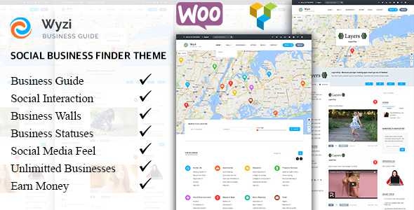 WYZI v2.1.7.2 - Social Business Finder Directory Theme