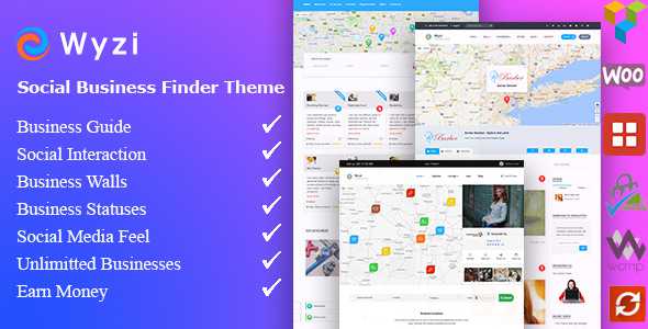 WYZI v2.2 - Social Business Finder Directory Theme