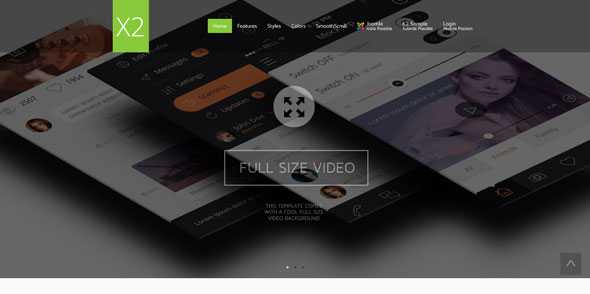 X2 - Joomlaplates Joomla Template