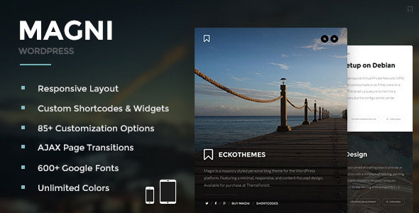 MAGNI V1.2.2 - RESPONSIVE WORDPRESS BLOG THEME
