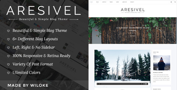 ARESIVEL V1.3.2 - A RESPONSIVE WORDPRESS BLOG THEME