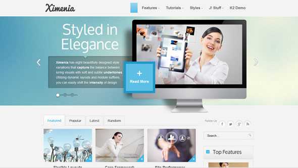 Ximenia 1.1 - RocketTheme Premium Joomla 2.5 Template