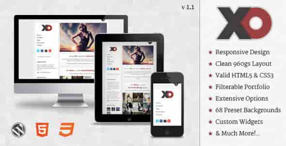 XO - RESPONSIVE CREATIVE THEMEFOREST WORDPRESS THEME