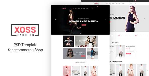 XOSS - eCommerce psd Template