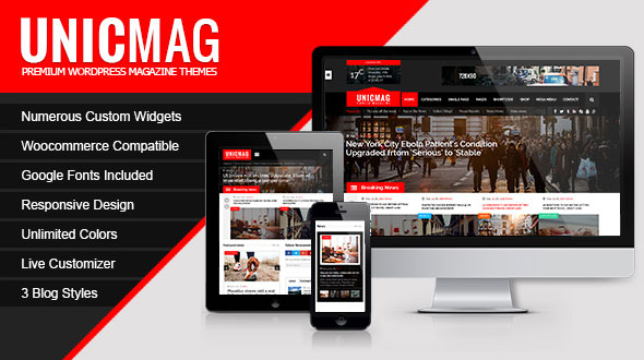 UNICMAG V1.0.9 - WORDPRESS MAGAZINE THEME