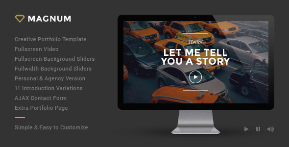 Magnum - Themeforest Creative Portfolio Template