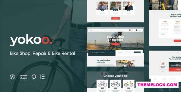 Yokoo v1.0 - Bike Shop & Rental WordPress Theme