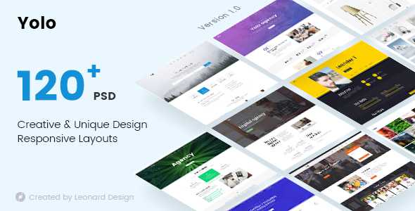 Yolo - Responsive Multi-Purpose PSD Template
