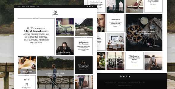 Yonkers - Creative Agency Drupal 8 Theme