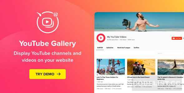 YouTube Plugin v3.4.1 – WordPress YouTube Gallery