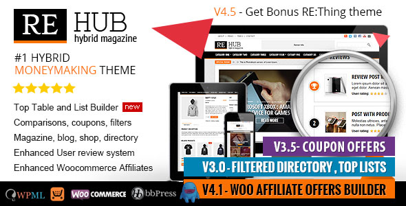REHUB V4.5.1 - DIRECTORY, SHOP, COUPON, AFFILIATE THEME
