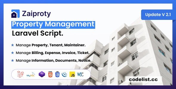 Zaiproty v3.3 - Property Management Laravel Script - nulled