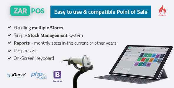 Zar POS v3.0 - point of sale web application