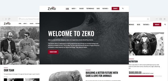 Zeko v1.0.9 – Responsive Animals Charity WordPress Theme
