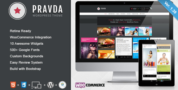 PRAVDA V1.38 - RETINA RESPONSIVE WORDPRESS BLOG THEME