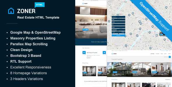 Zoner - Real Estate HTML Template