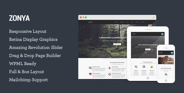 Zonya v1.0.8 - Multipurpose Responsive WordPress Theme