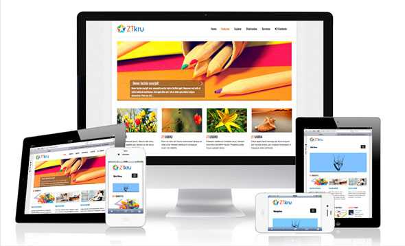 ZT Kru - Responsive Joomla 2.5 ZooTemplate Theme