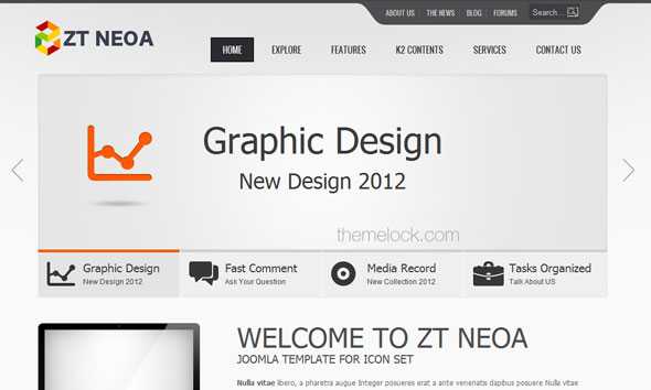 ZT Neoa - ZooTemplate Joomla 2.5 Template